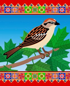 Americana Quilt Sparrow