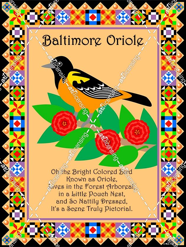 Baltimore Oriole Quilt