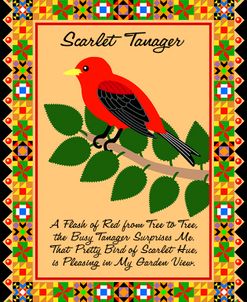 Scarlet Tanager Quilt