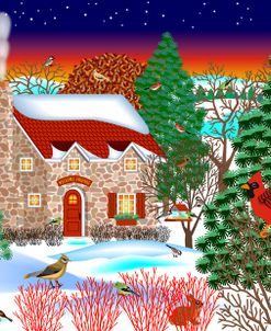 Stone Cottage Winter