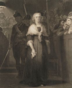 Marie Antoinette on the way to the revolutionary tribunal (1857) by Alphonse François