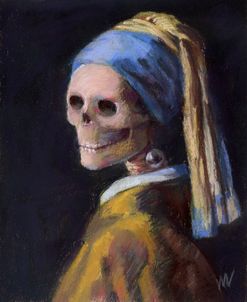 Skelly with a Pearl Earring