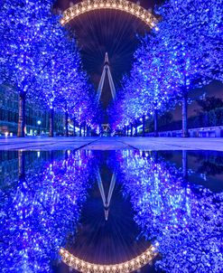 London Eye In Blue