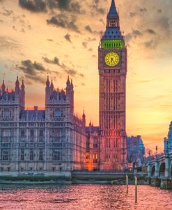 Big Ben At Sunset III