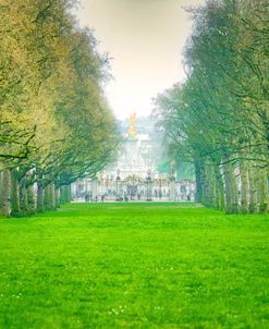 Buckingham Palace In The Mist