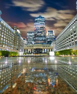 Canary Wharf At Night I