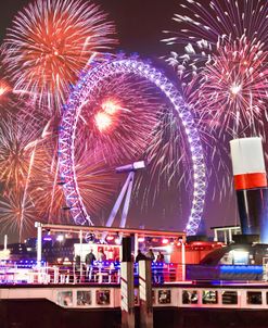 Fireworks And The London Eye