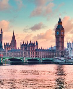 Houses Of Parliament At Sunset