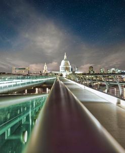 St Paul’s Cathedral And Millennium Bridge