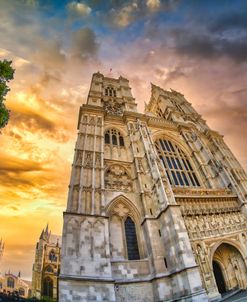Westminster Abbey At Sunset