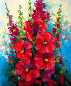 Hollyhocks