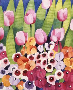 Poppies And Tulips