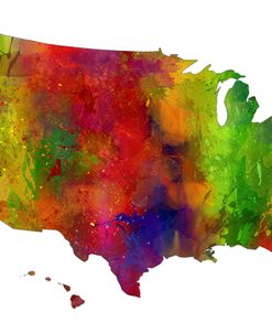 USA Map Clr 1