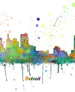 Detroit Michigan Skyline Mclr 1