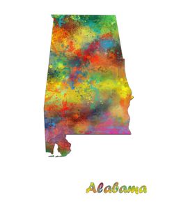 Alabama State Map 1