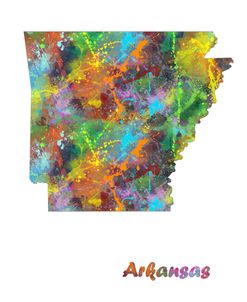 Arkansas State Map 1