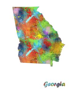 Georgia State Map 1