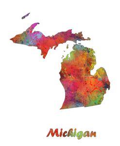 Michigan State Map 1