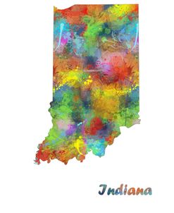 Indiana State Map 1