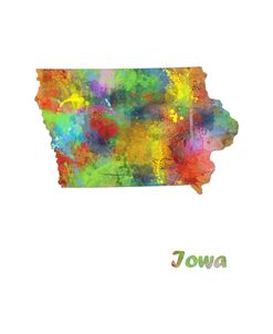Iowa State Map 1