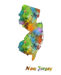 New Jersey State Map 1