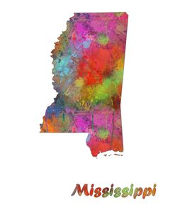 Mississippi  State Map 1