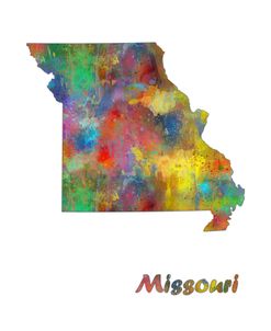 Missouri State Map 1