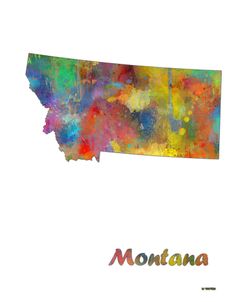 Montana State Map 1