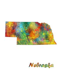 Nebraska  State Map 1