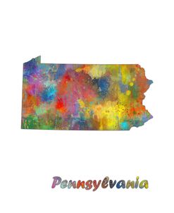 Pennsylvania State Map 1