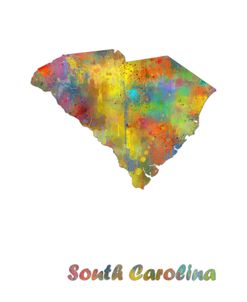 South Carolina State Map 1
