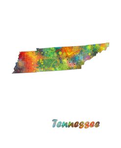 Tennessee State Map 1