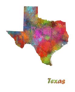Texas State Map 1