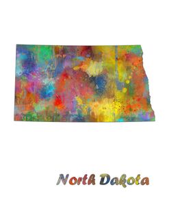North Dakota  State Map 1
