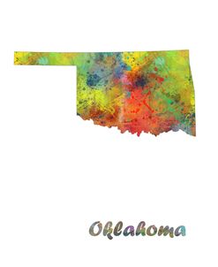 Oklahoma State Map 1