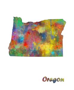 Oregon State Map 1