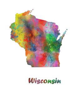 Wisconsin State Map 1