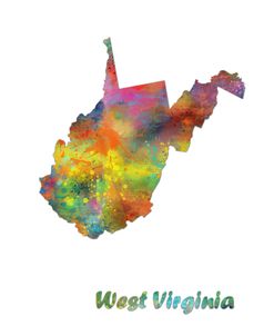 West Virginia State Map 1