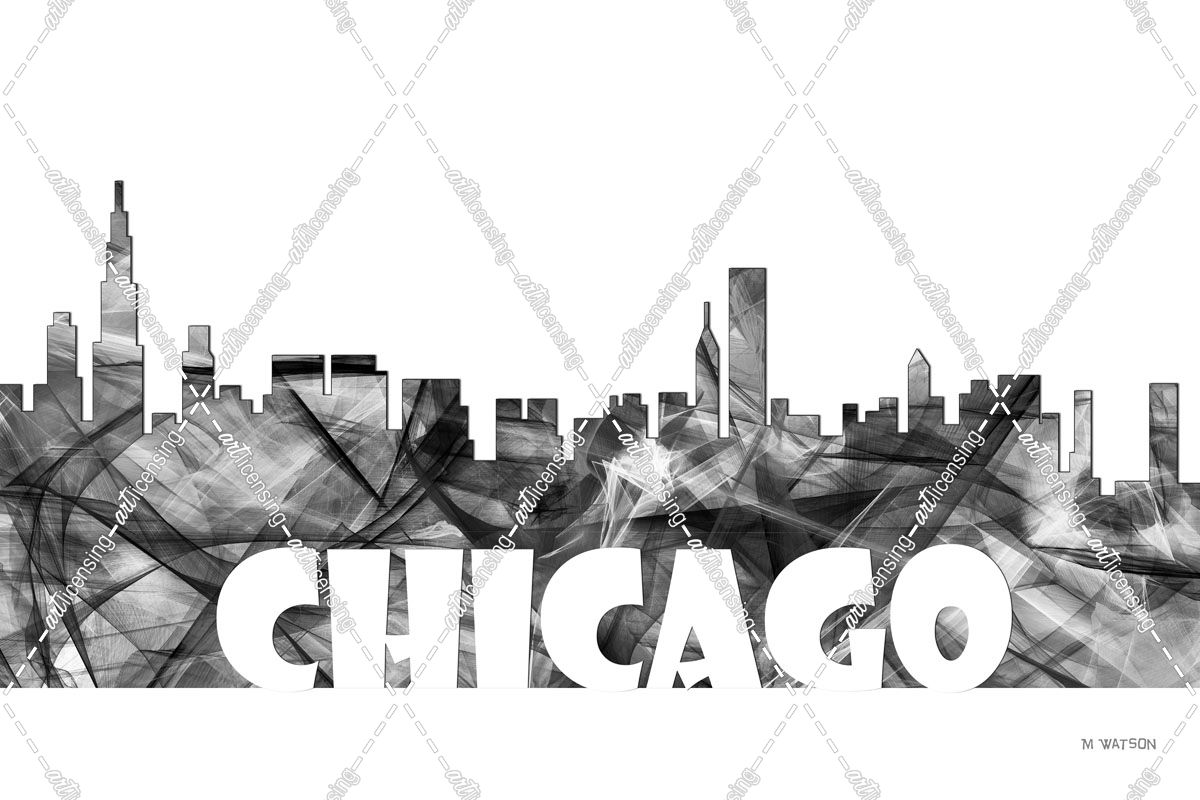 Chicago Illinois Skyline BG 2