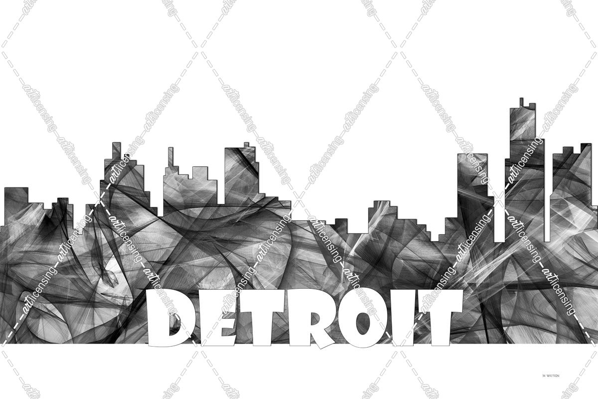 Detroit Michigan Skyline BG 2