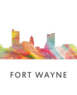 Fort Wayne Indiana Skyline