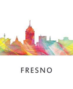 Fresno California Skyline