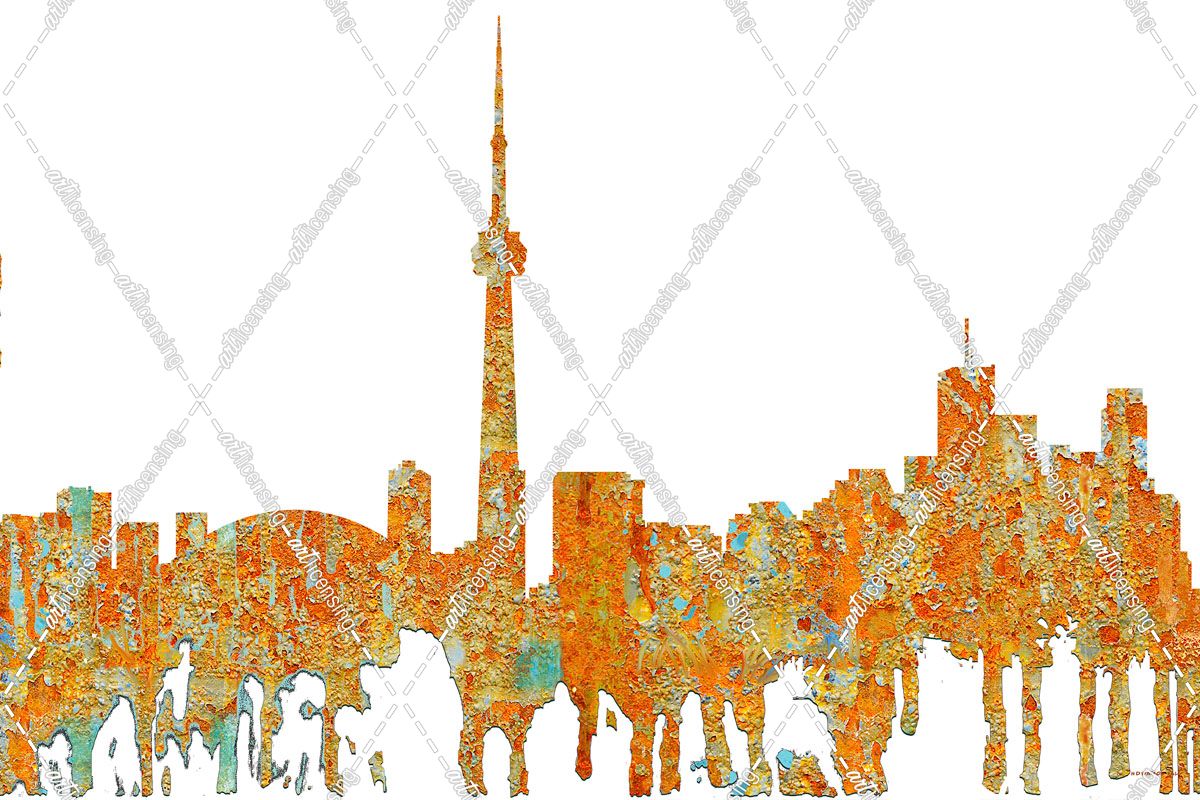 Toronto Ont. Skyline Rust
