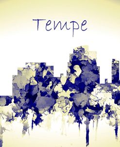 Tempe Arizona Skyline-Harsh Blue Yellow