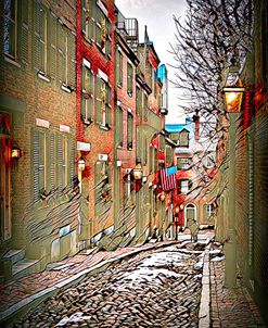 Acorn Street, Boston – Burnt Edge