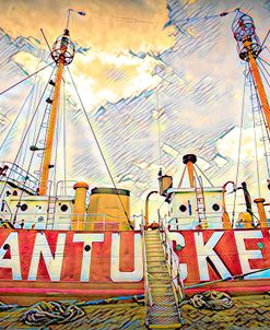 Nantucket Lightship 2 – Boston – Burnt Edges