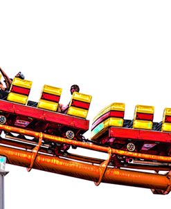 Pac Park Roller Coaster – Graphic and Burn’t Edge with Filters