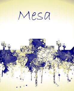 Mesa Arizona Skyline-Harsh Blue Yellow