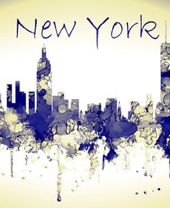 New York Ny-Harsh Blue Yellow