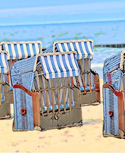 Beach Chairs, Strandstralse, Loddon, Grmany